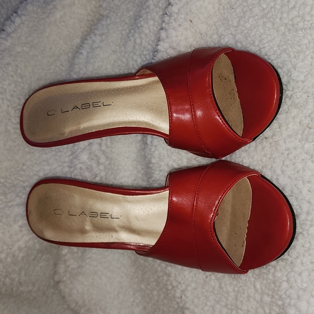 C. LABEL PINUP heels